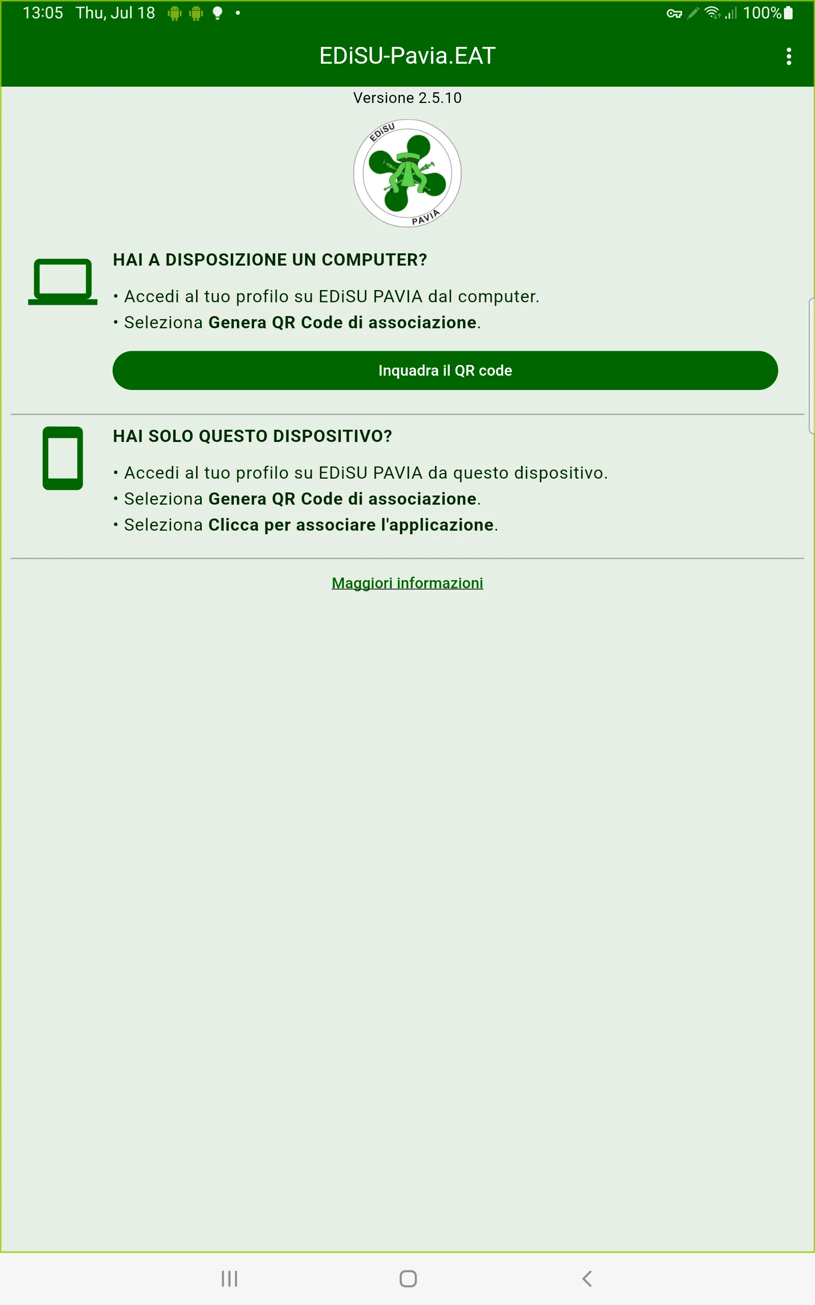EDiSU-Pavia.EAT | Indus Appstore | Screenshot