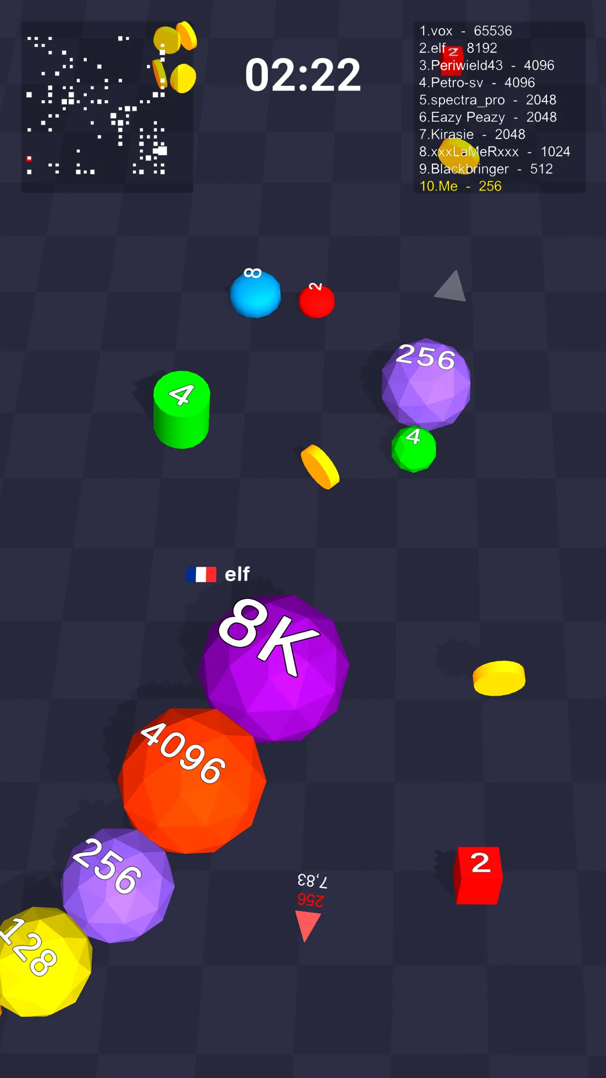 Cube Arena 2048: Merge Numbers | Indus Appstore | Screenshot