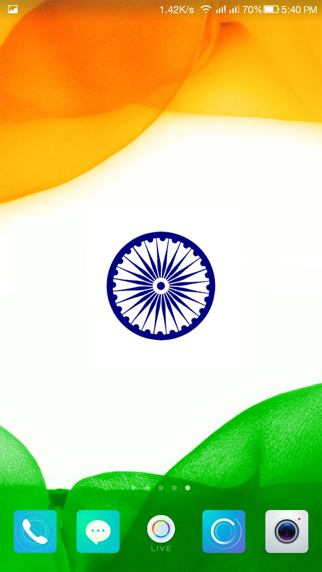 Indian Flag Live Wallpaper -Ha | Indus Appstore | Screenshot