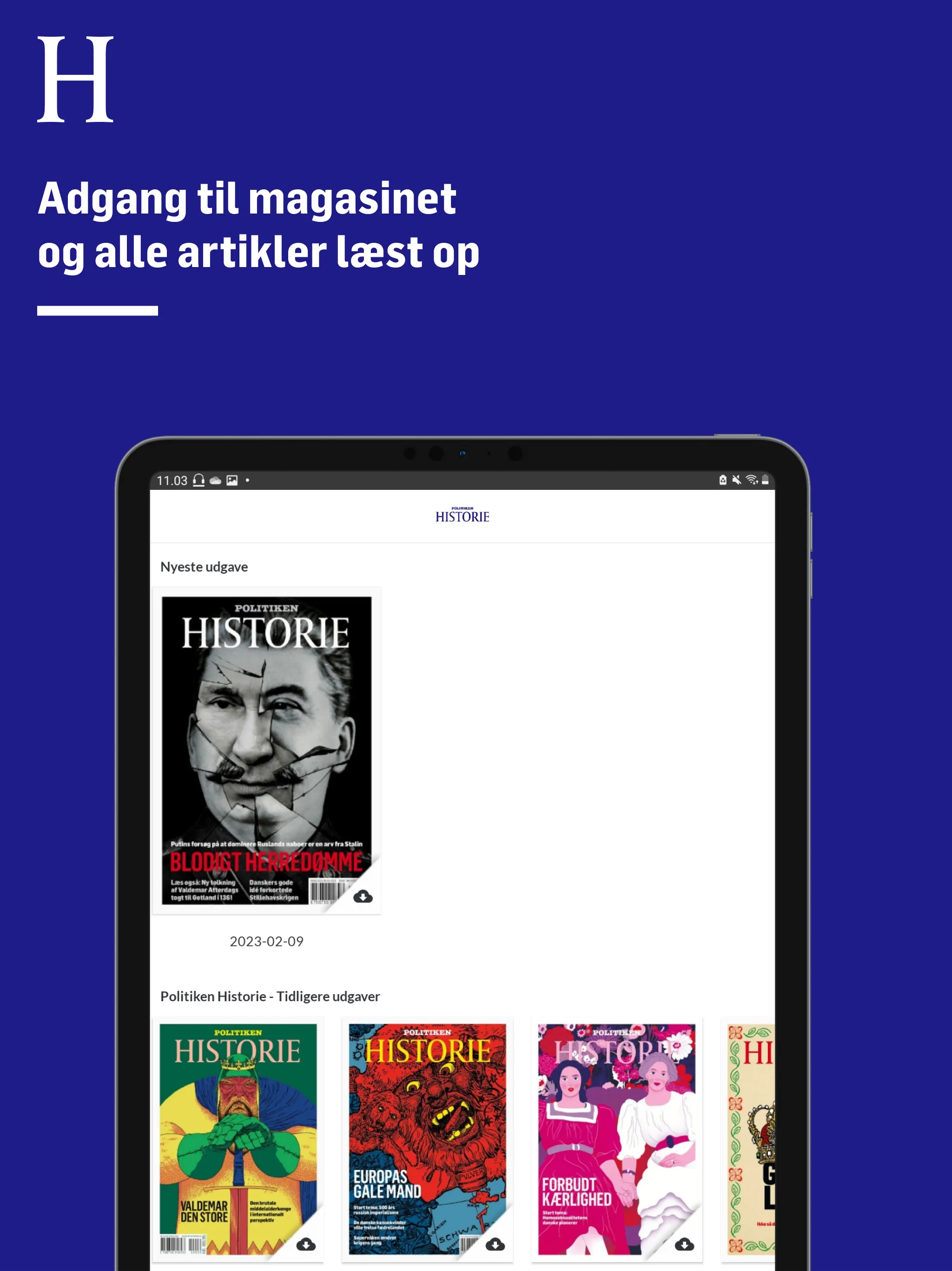 Politiken Historie | Indus Appstore | Screenshot