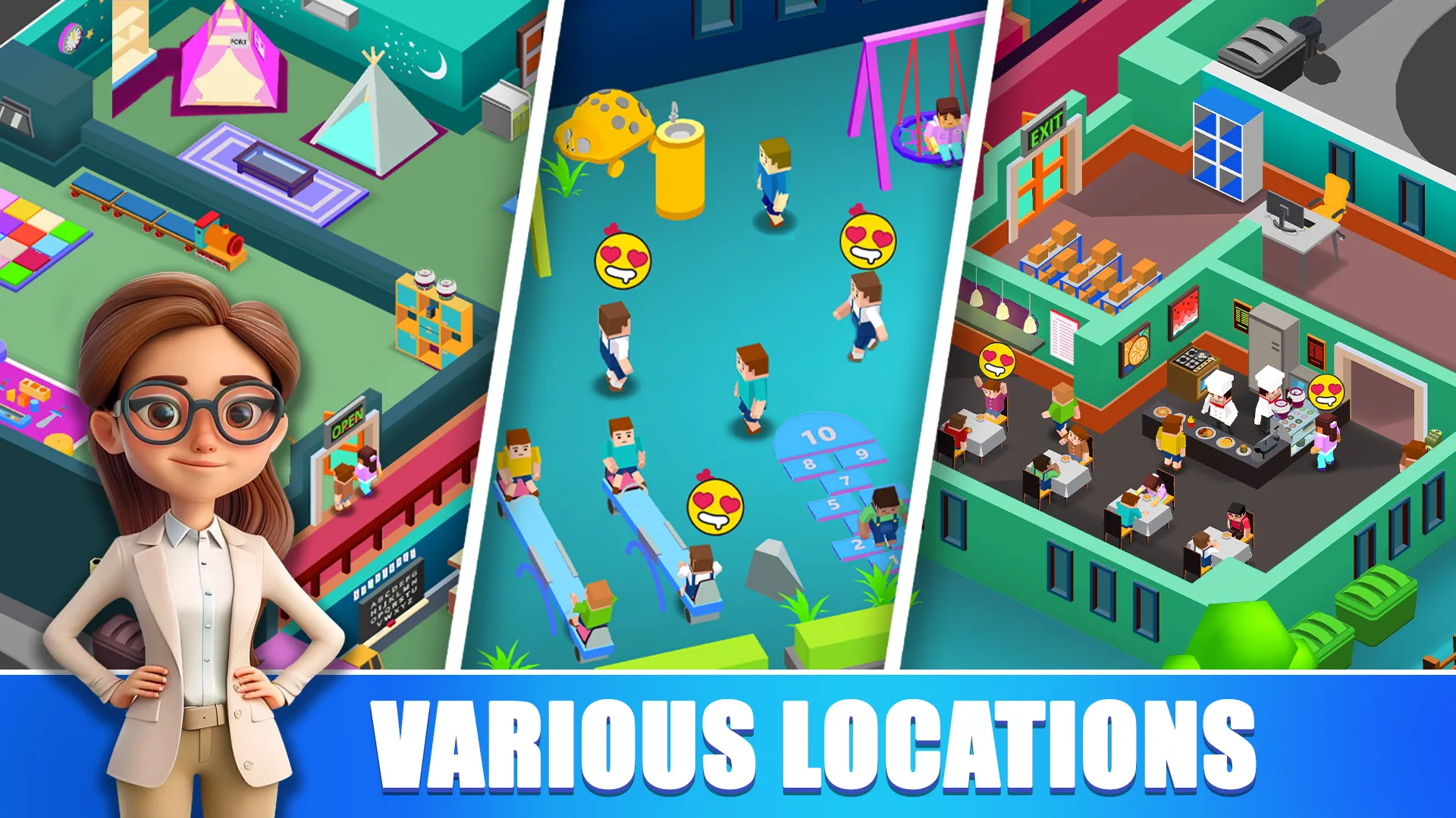 Idle Daycare Tycoon - Rich Me | Indus Appstore | Screenshot