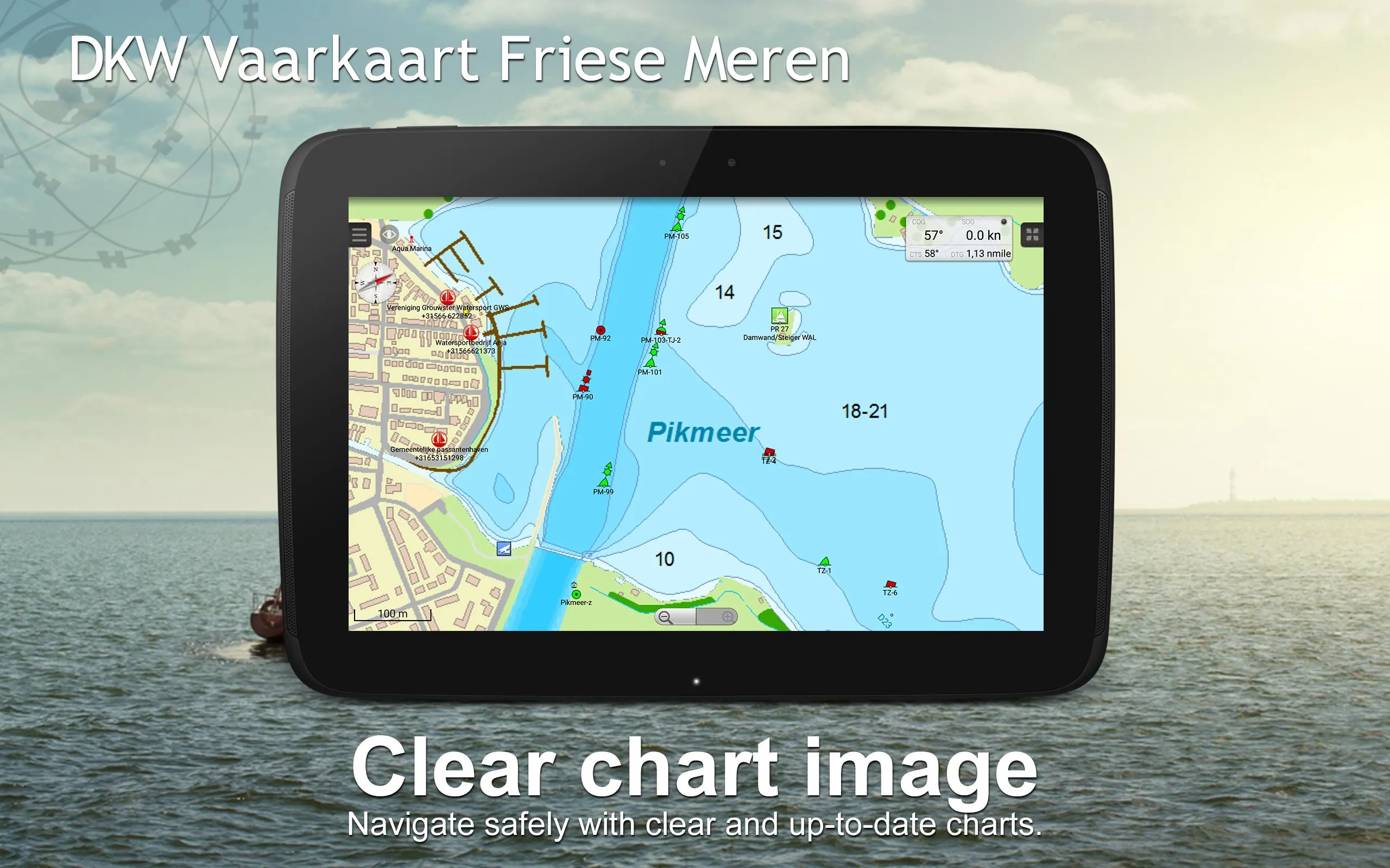 Vaarkaart Friese Meren | Indus Appstore | Screenshot