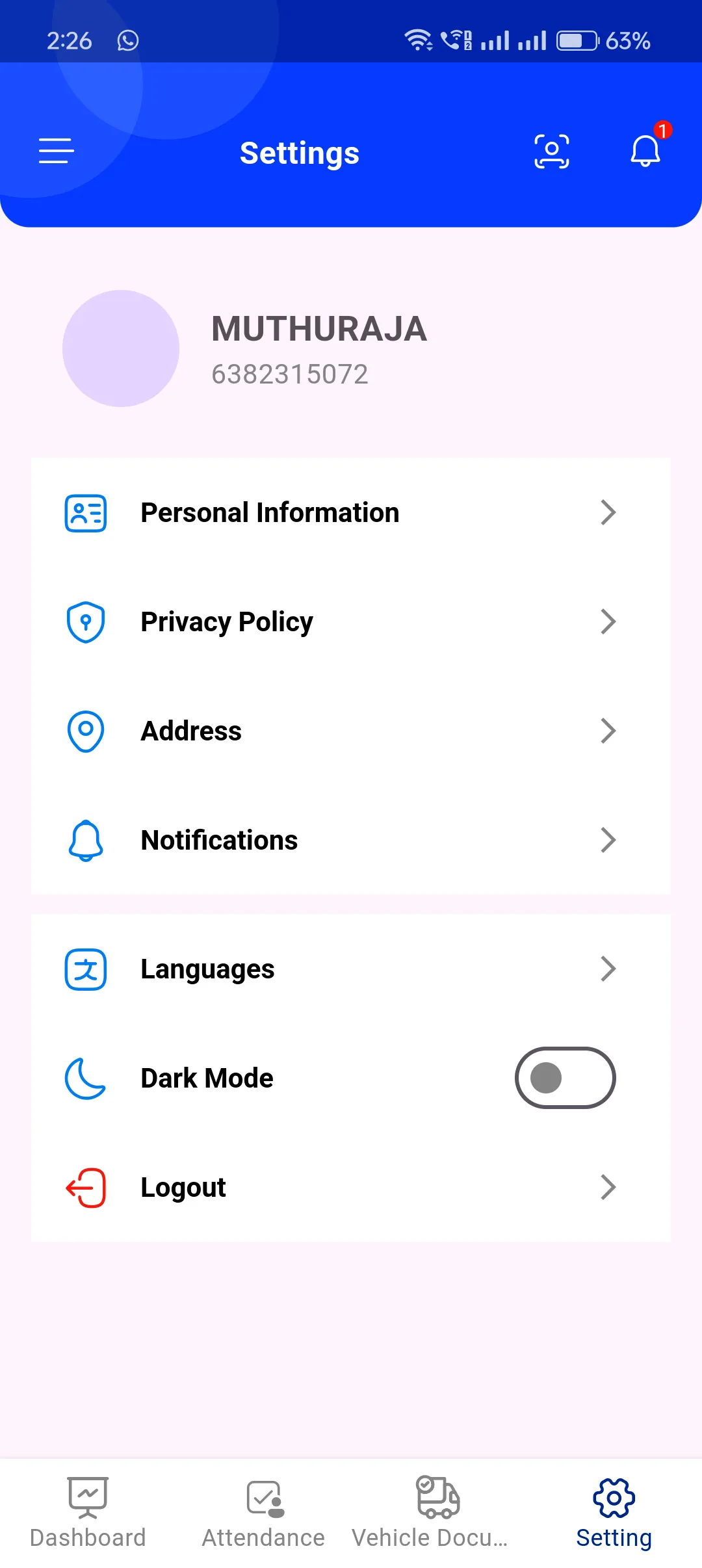 NTC Driver App | Indus Appstore | Screenshot