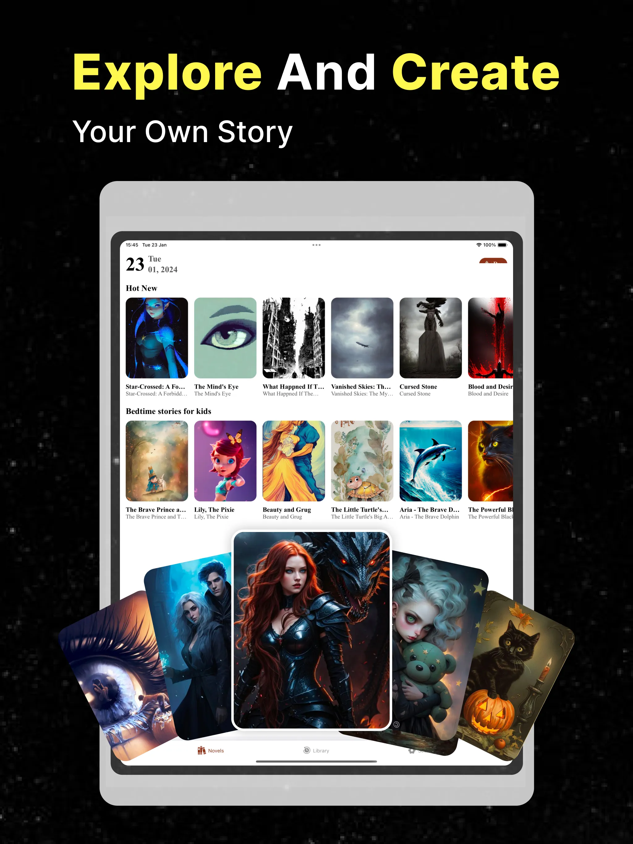 AI Story Generator Novel Maker | Indus Appstore | Screenshot