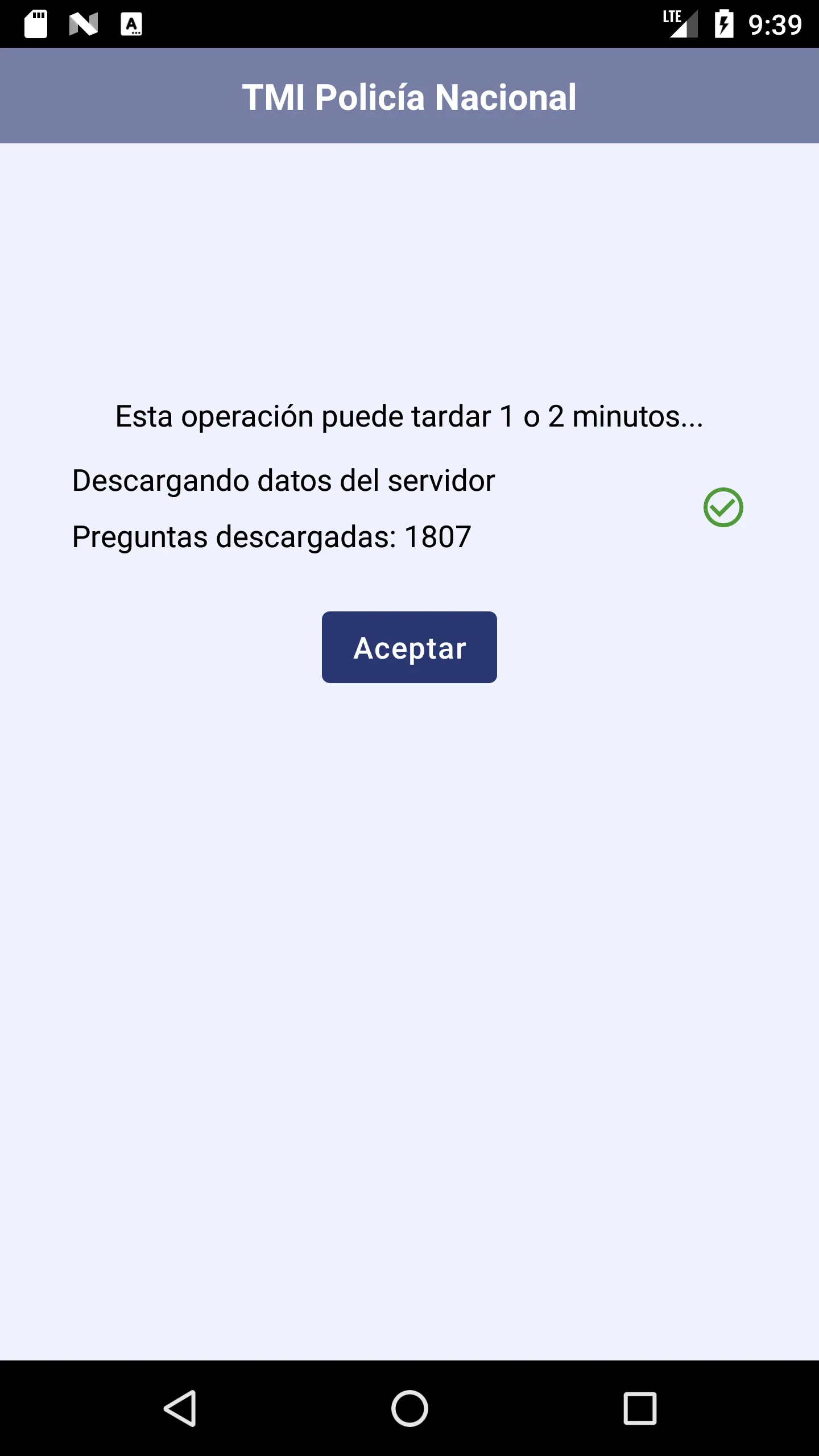 Policia Nacional Test Me In 24 | Indus Appstore | Screenshot