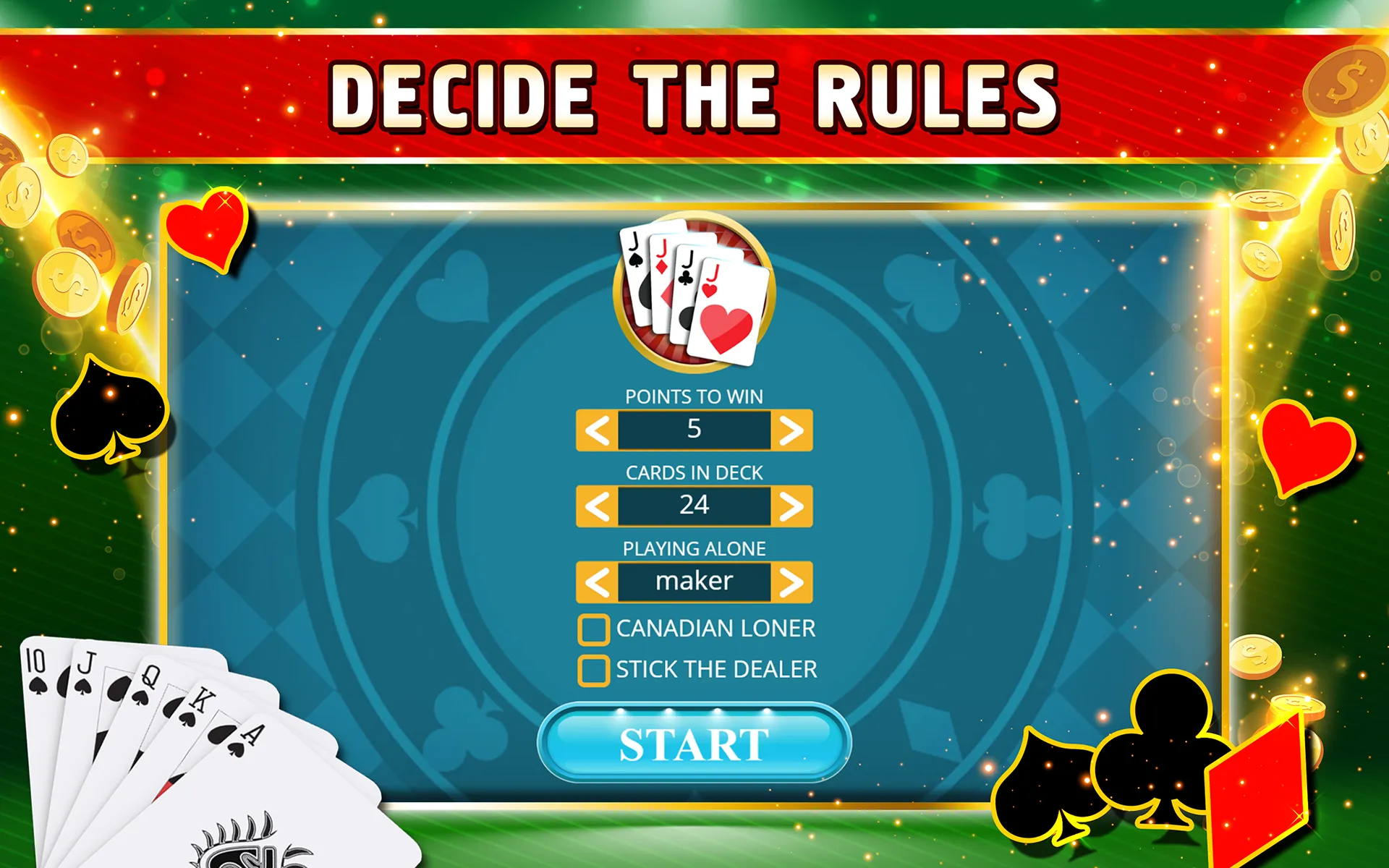 Euchre Offline - Single Player | Indus Appstore | Screenshot