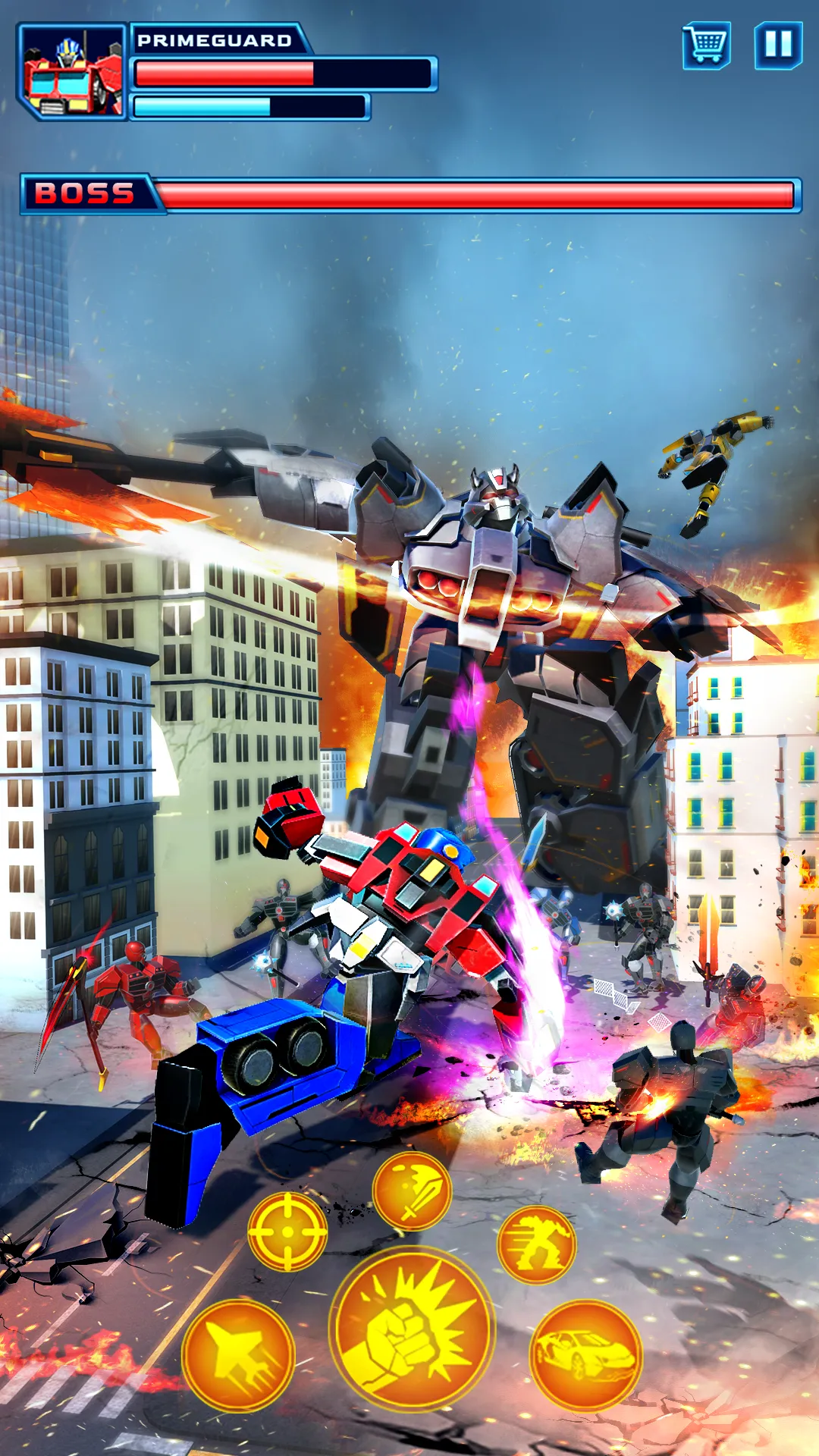 Robot Car Transform Fight Game | Indus Appstore | Screenshot