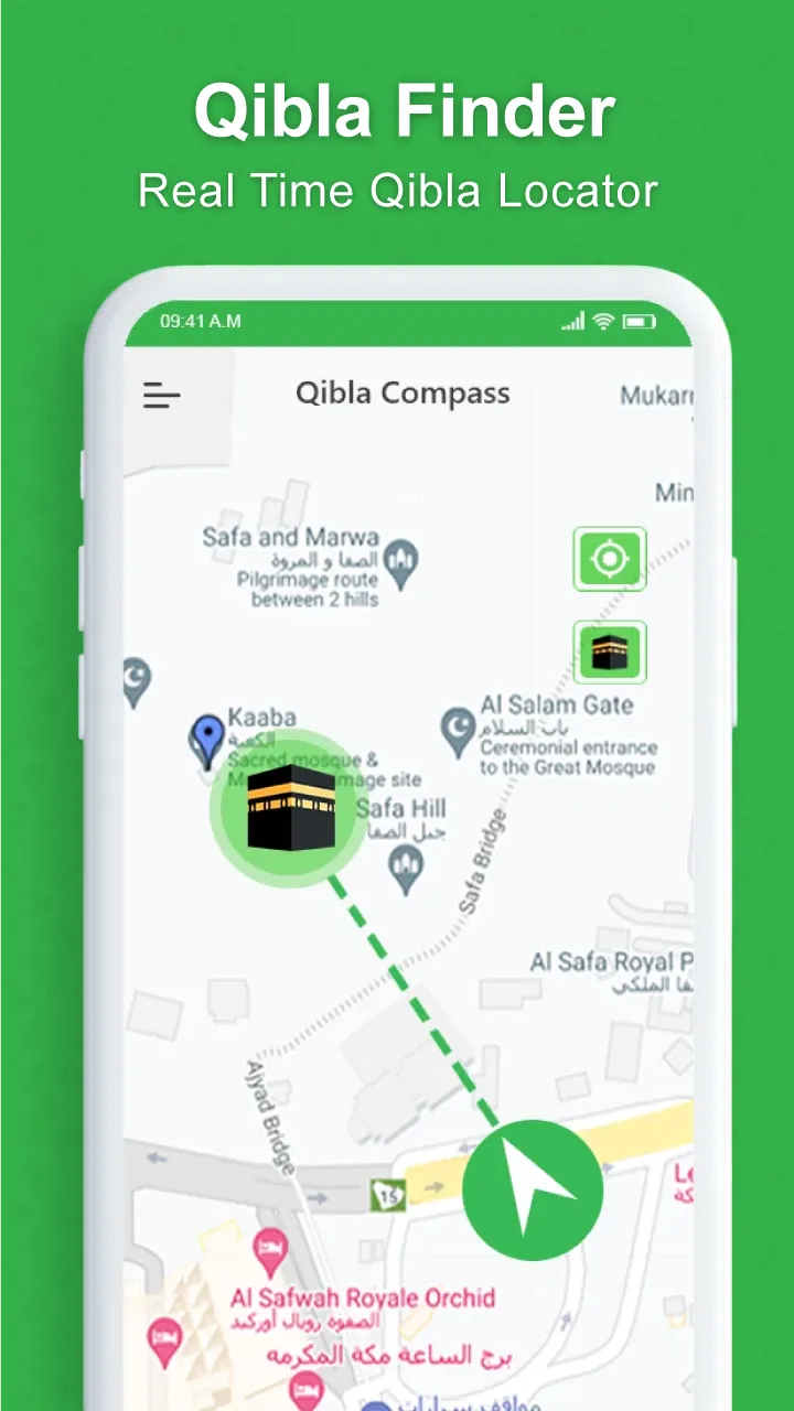 Qibla Direction : Qibla Finder | Indus Appstore | Screenshot