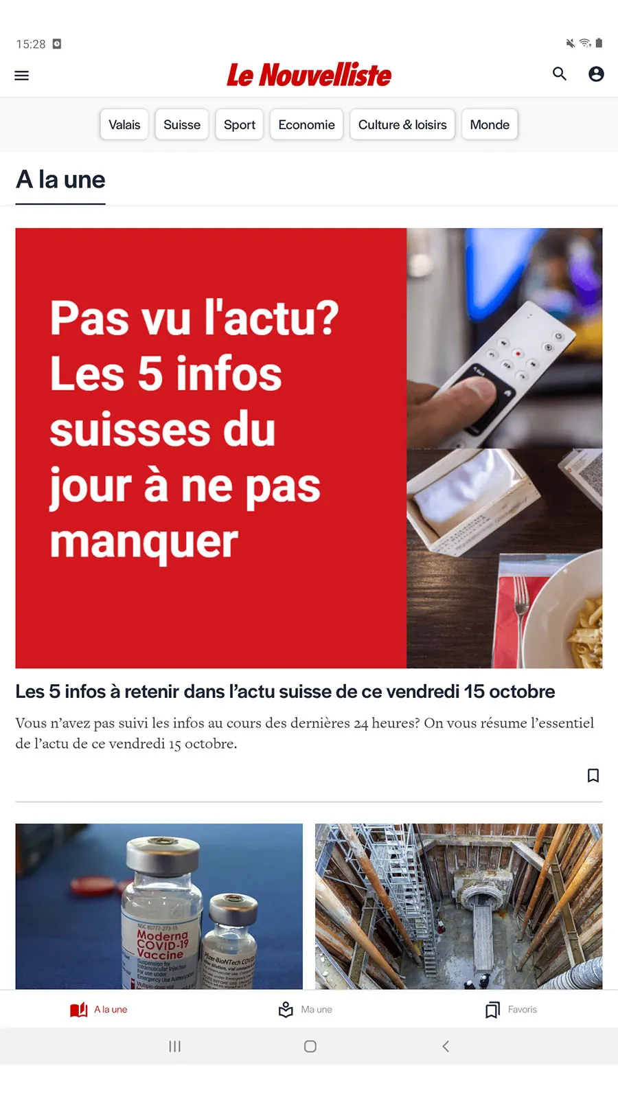 Le Nouvelliste | Indus Appstore | Screenshot