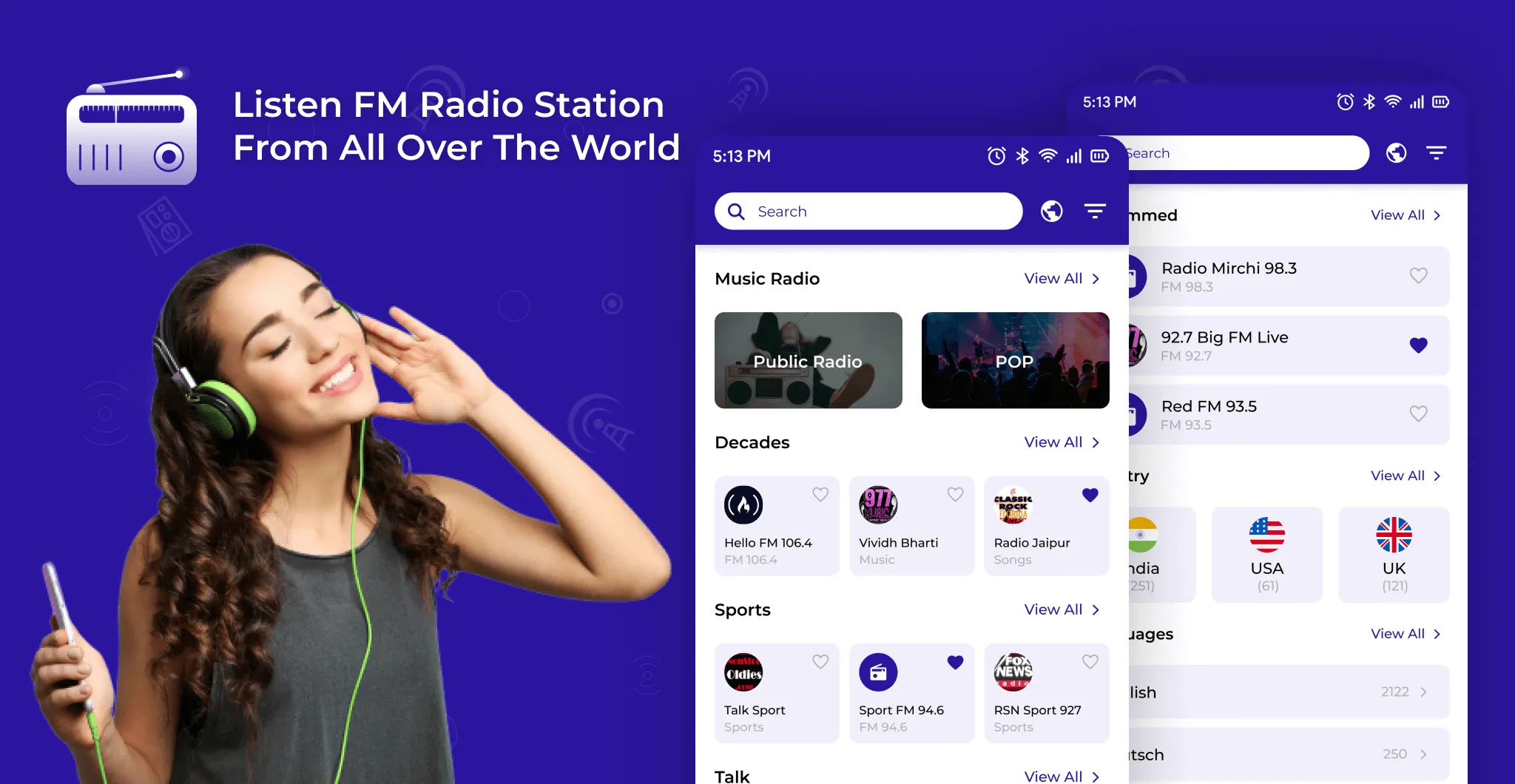 FM Radio - Local Radio, AM, FM | Indus Appstore | Screenshot