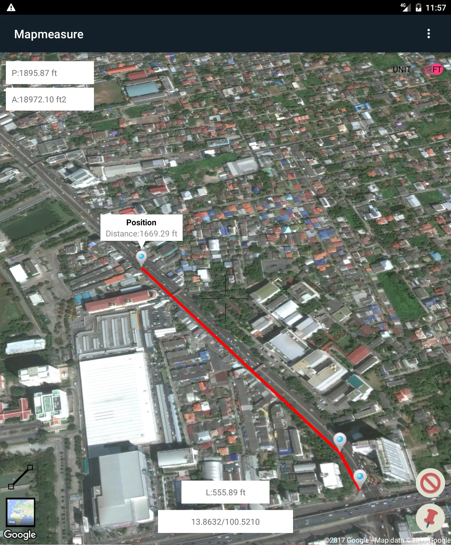 map measure planimeter | Indus Appstore | Screenshot