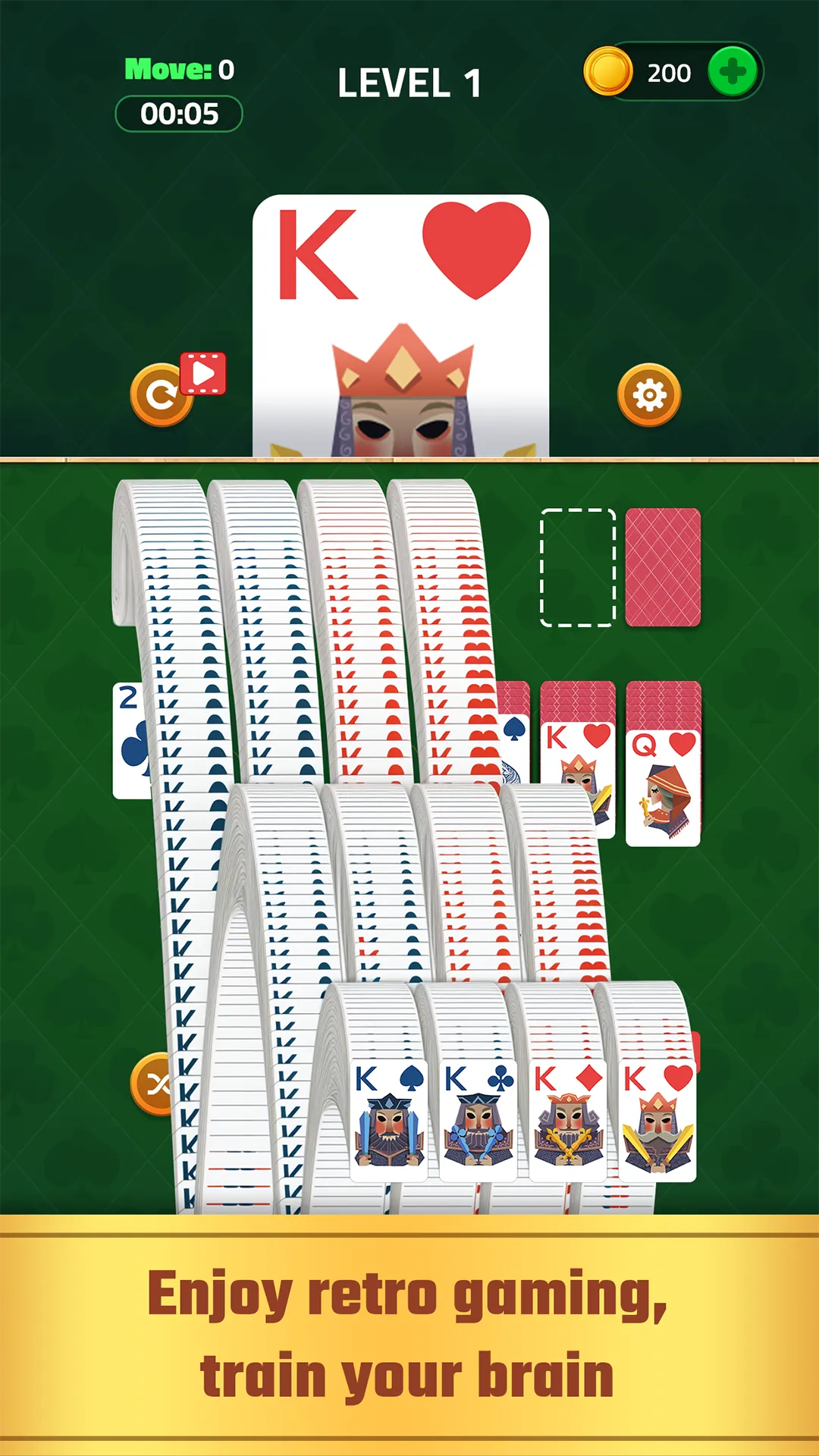 Big Card Solitaire | Indus Appstore | Screenshot