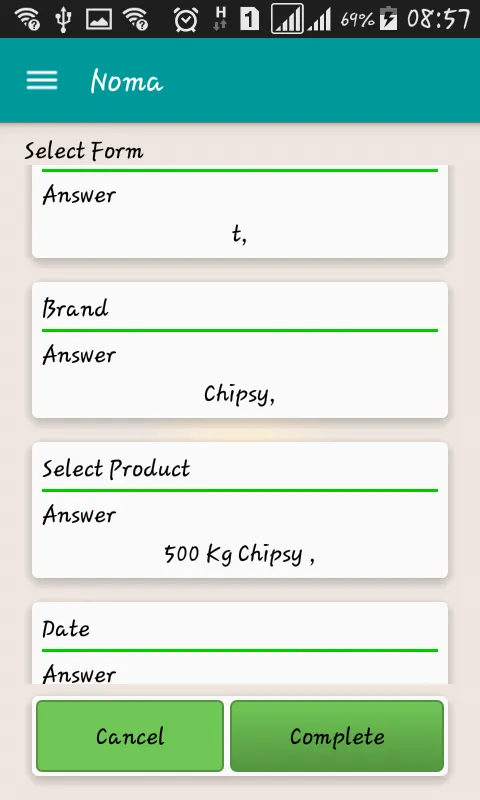 E Data Form | Indus Appstore | Screenshot