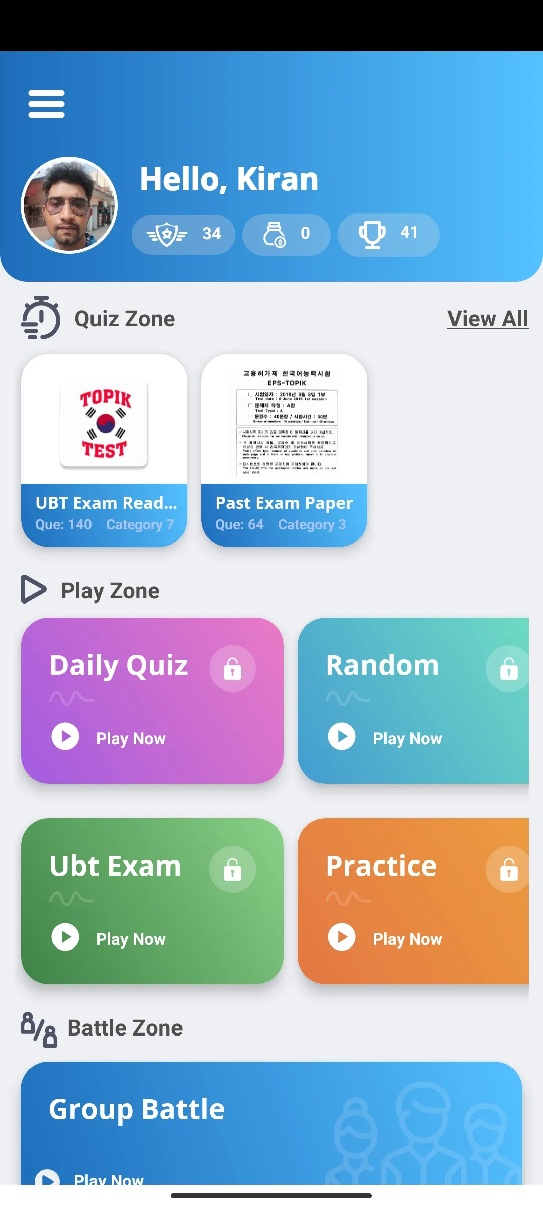 Topik Test Korea ( UBT , PBT ) | Indus Appstore | Screenshot