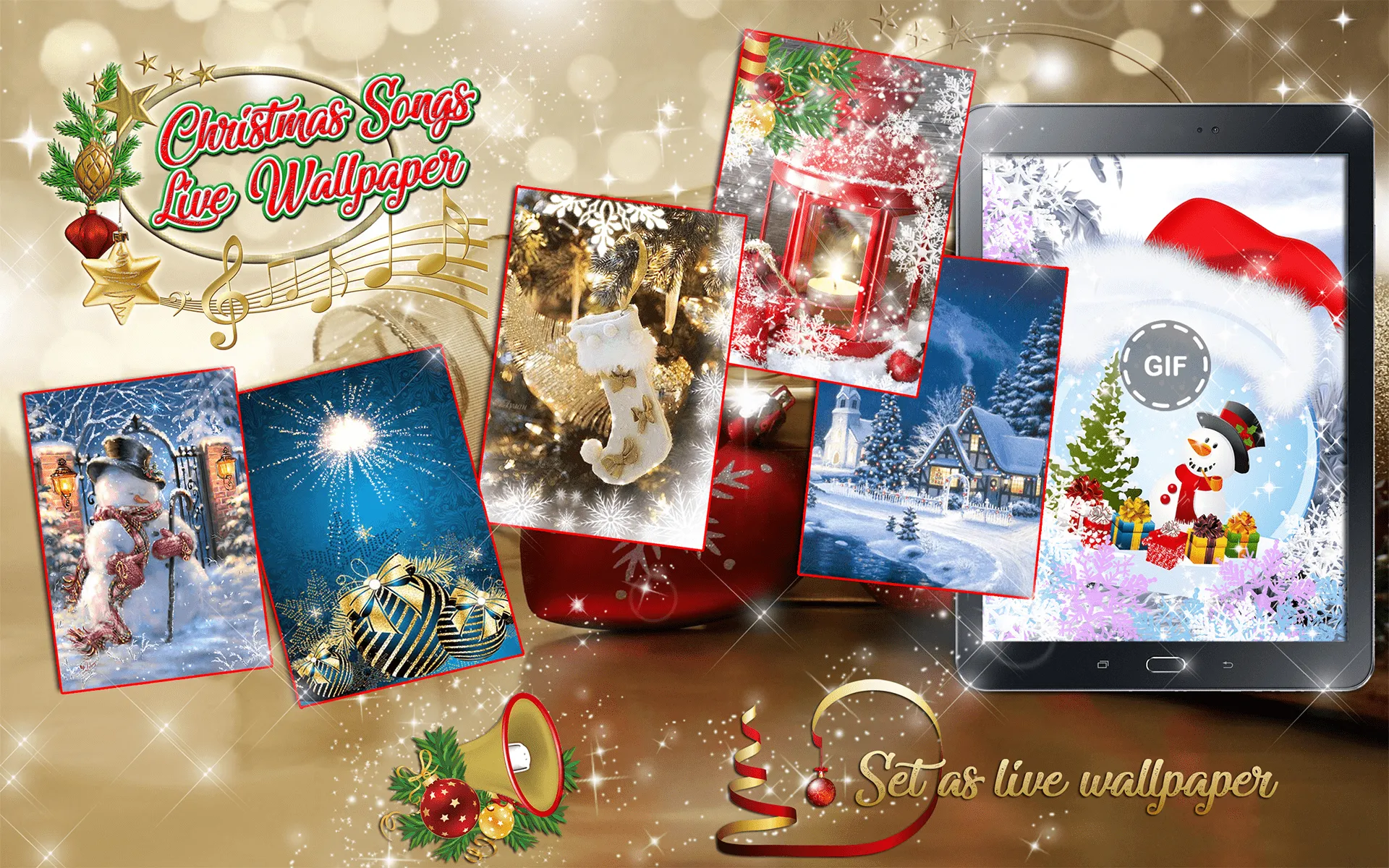 Christmas Songs Live Wallpaper | Indus Appstore | Screenshot