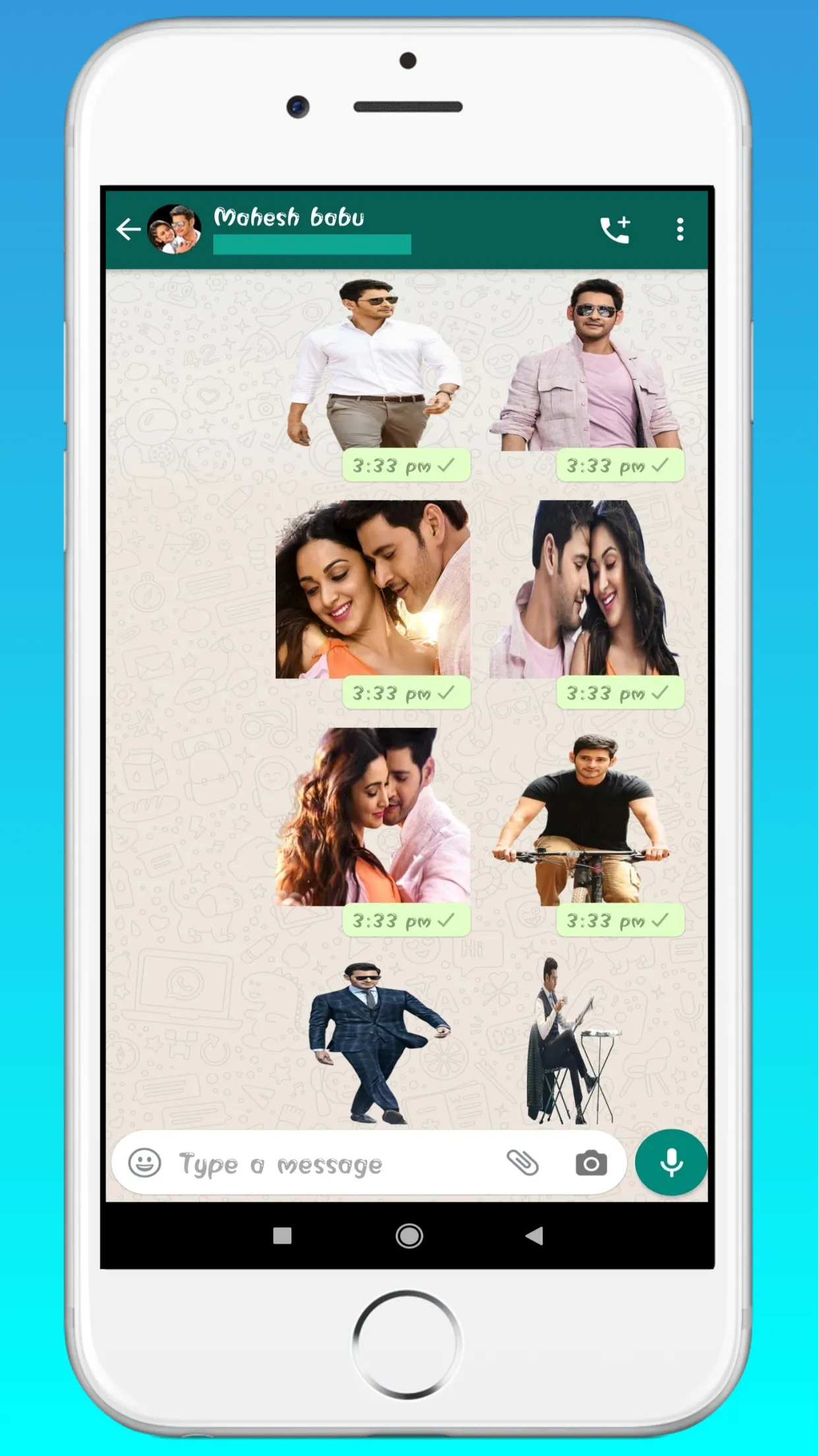 Mahesh Babu Stickers | Indus Appstore | Screenshot