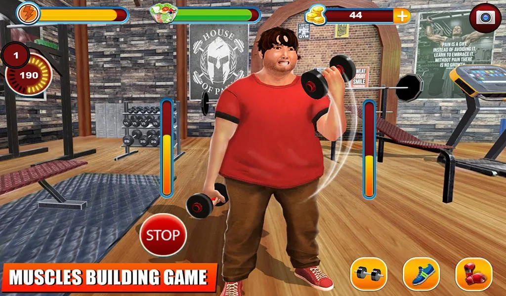 Fat Boy Gym Fitness Games | Indus Appstore | Screenshot