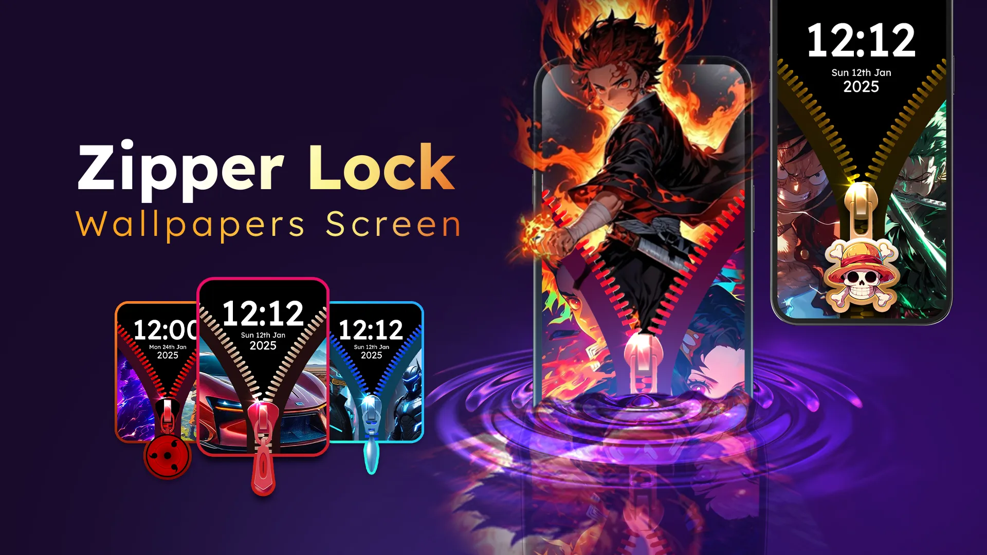 Zipper Lock Wallpapers Screen | Indus Appstore | Screenshot