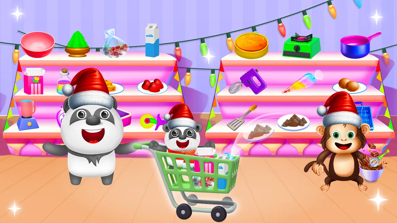 Animals Christmas Cake Cooking | Indus Appstore | Screenshot
