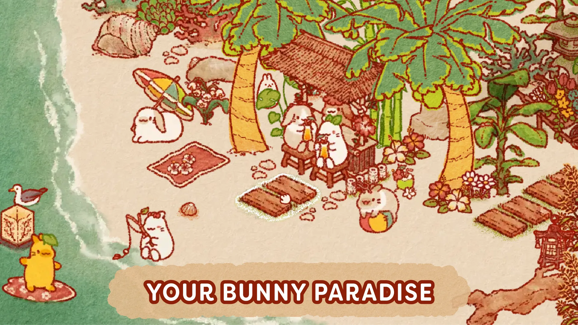 Usagi Shima: Cute Bunny Game | Indus Appstore | Screenshot