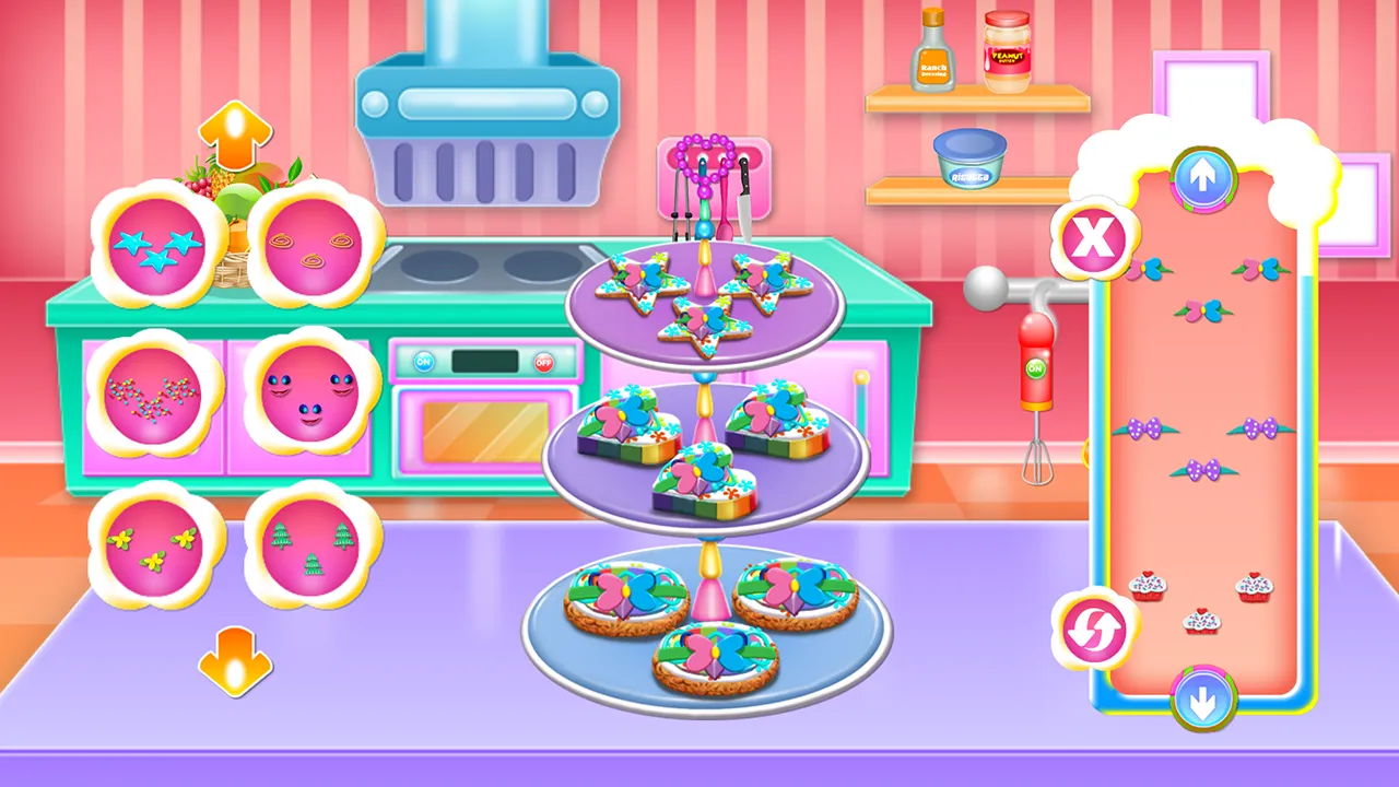 Colorful Cookies Cooking | Indus Appstore | Screenshot