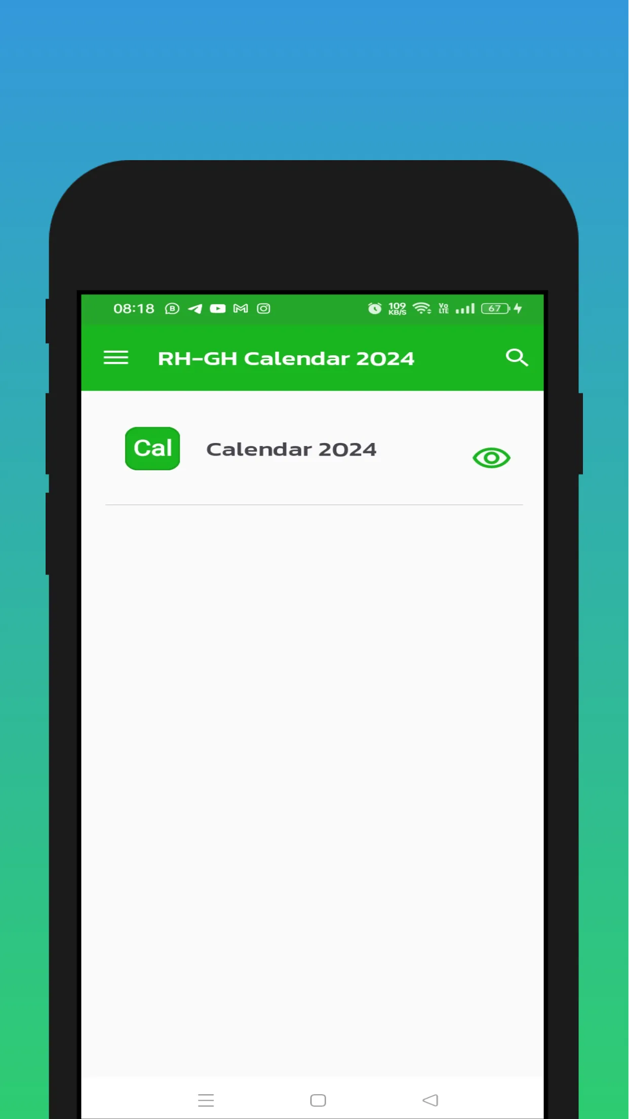 RH-GH Calender 2024 | Indus Appstore | Screenshot