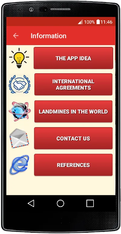 Landmine Alert | Indus Appstore | Screenshot