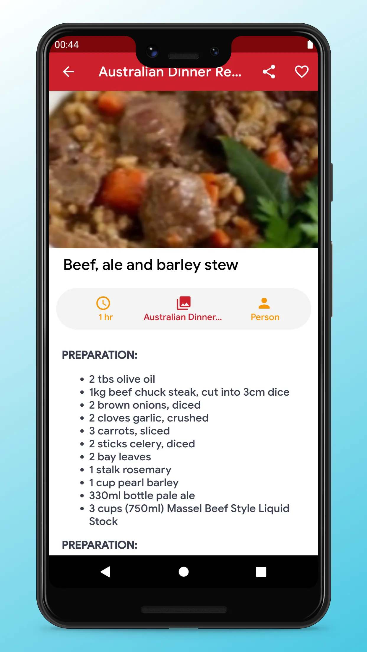 Australian Food Recipes App | Indus Appstore | Screenshot