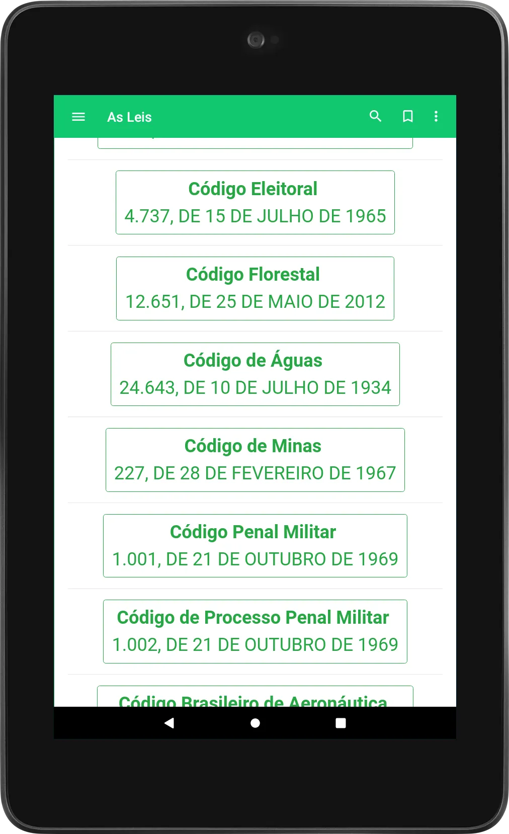 AsLeis - Legislação | Indus Appstore | Screenshot