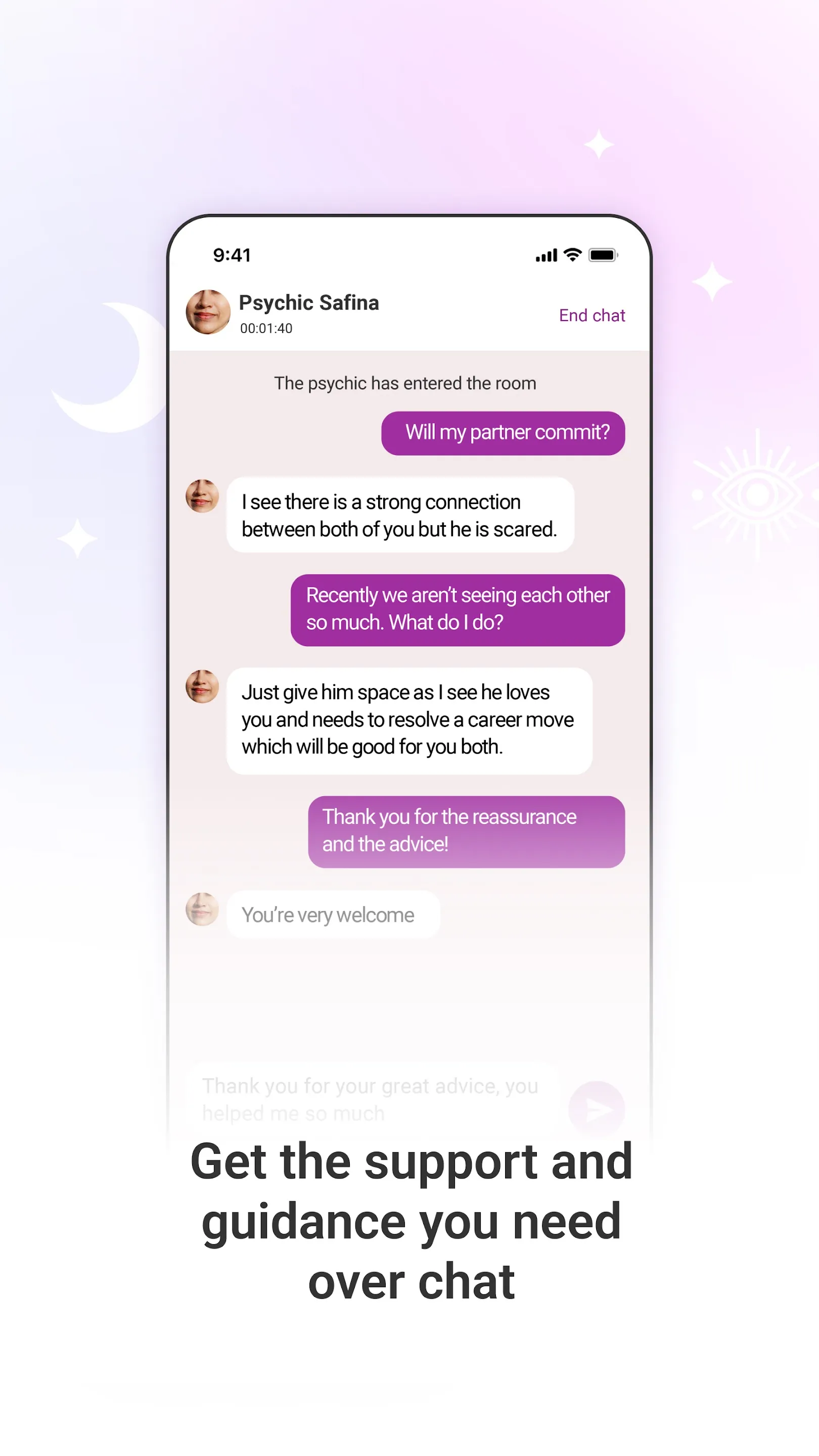 Real Psychic Chat Reading | Indus Appstore | Screenshot