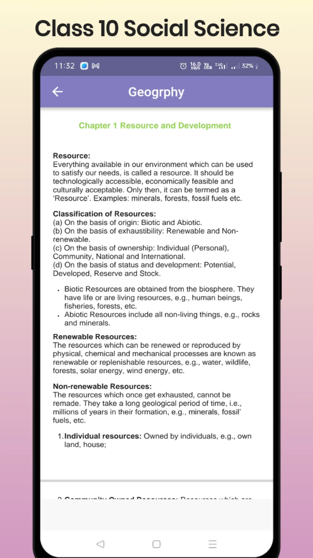 Class 10 Social Science Notes | Indus Appstore | Screenshot