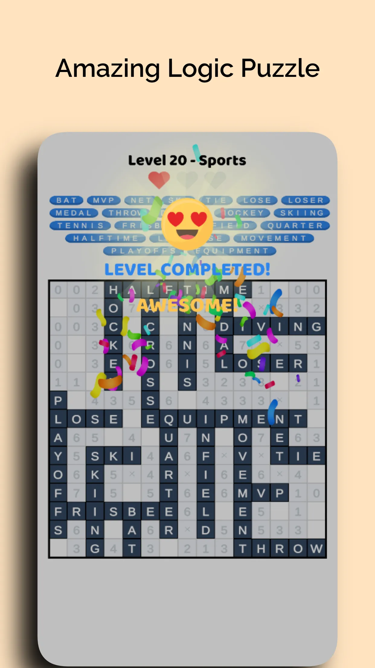 Minesweeper Words Cross Puzzle | Indus Appstore | Screenshot