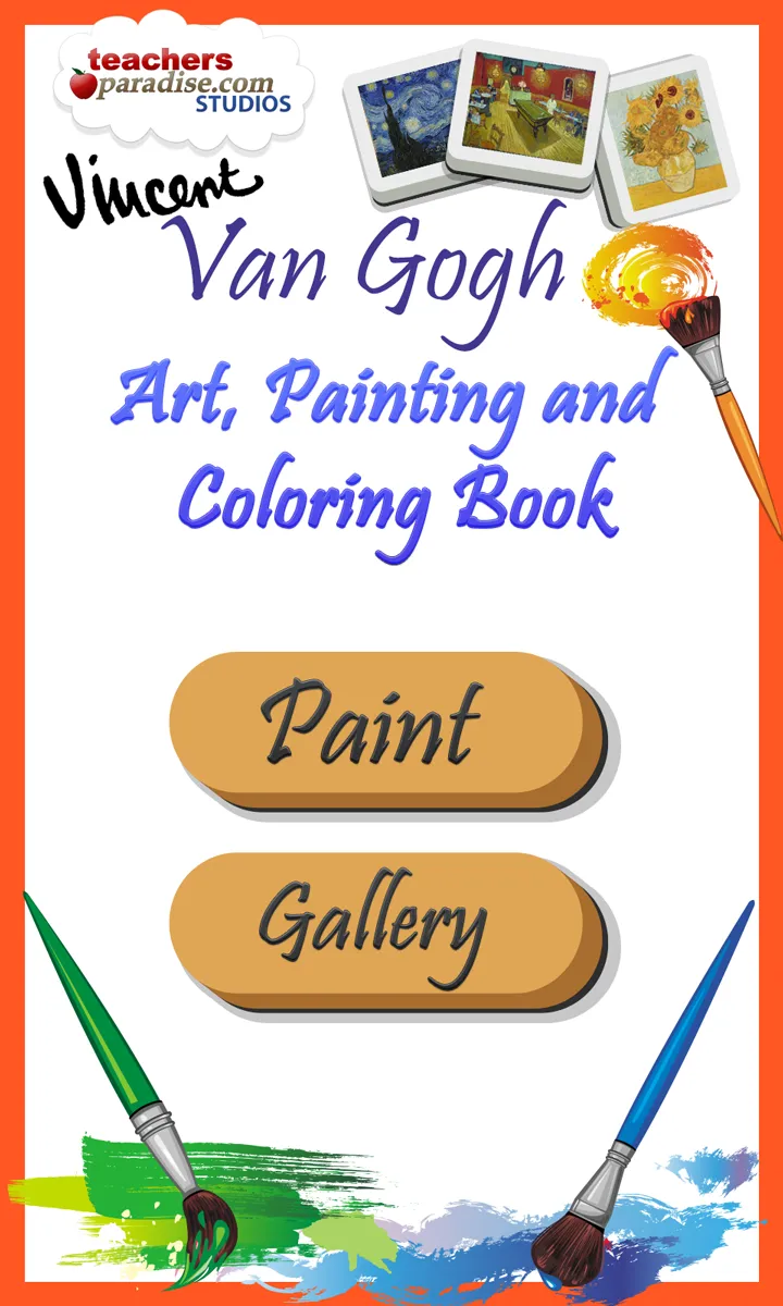 Vincent van Gogh Coloring Book | Indus Appstore | Screenshot