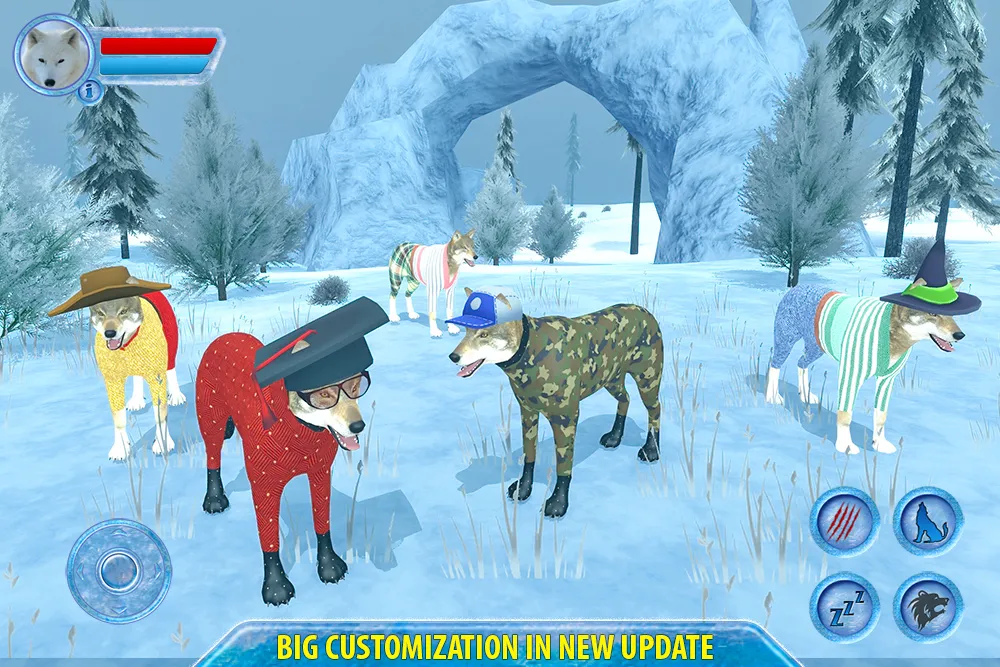 Arctic Wolf Sim 3D | Indus Appstore | Screenshot