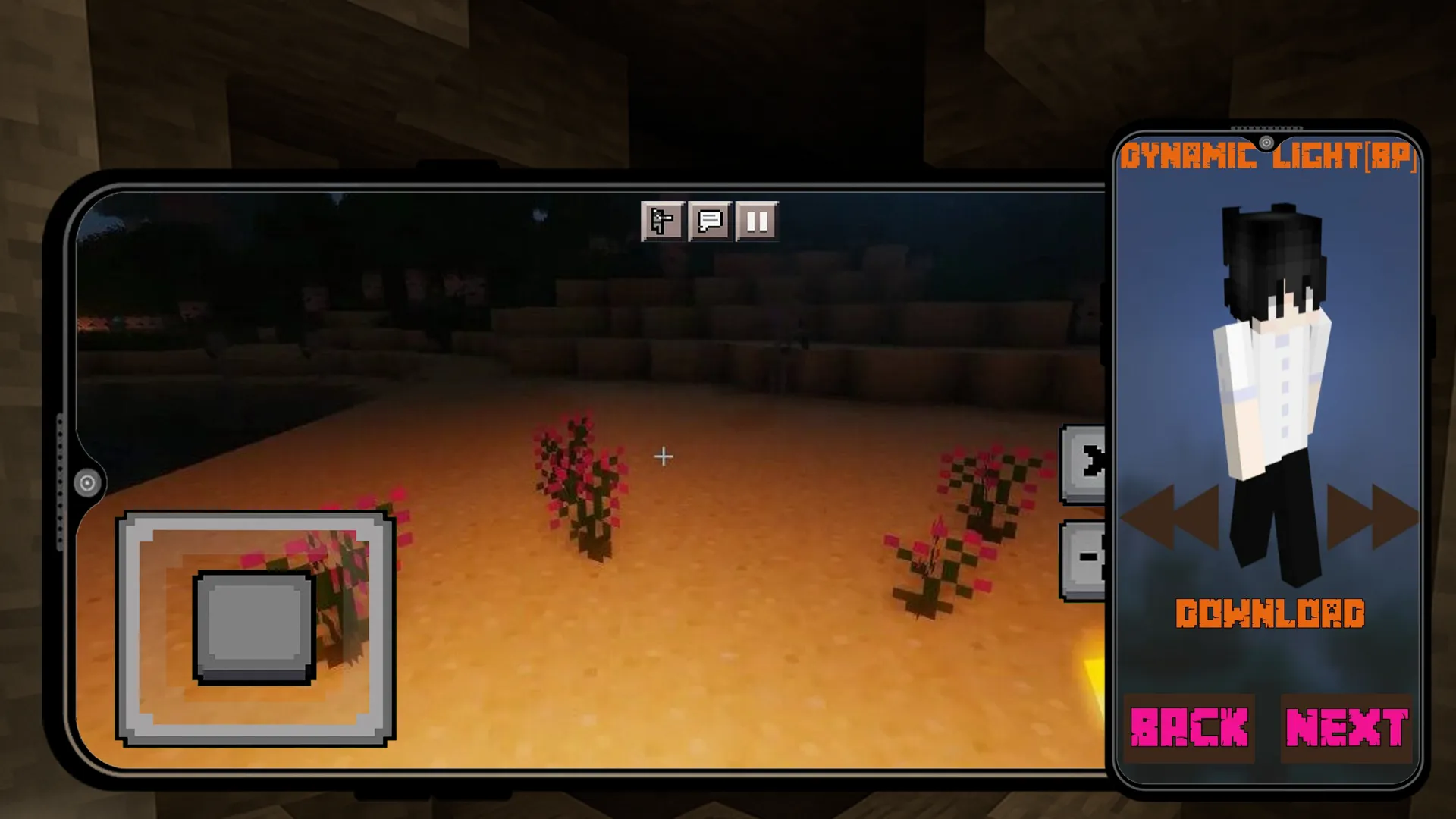 Dynamic Light Mod Minecraft PE | Indus Appstore | Screenshot