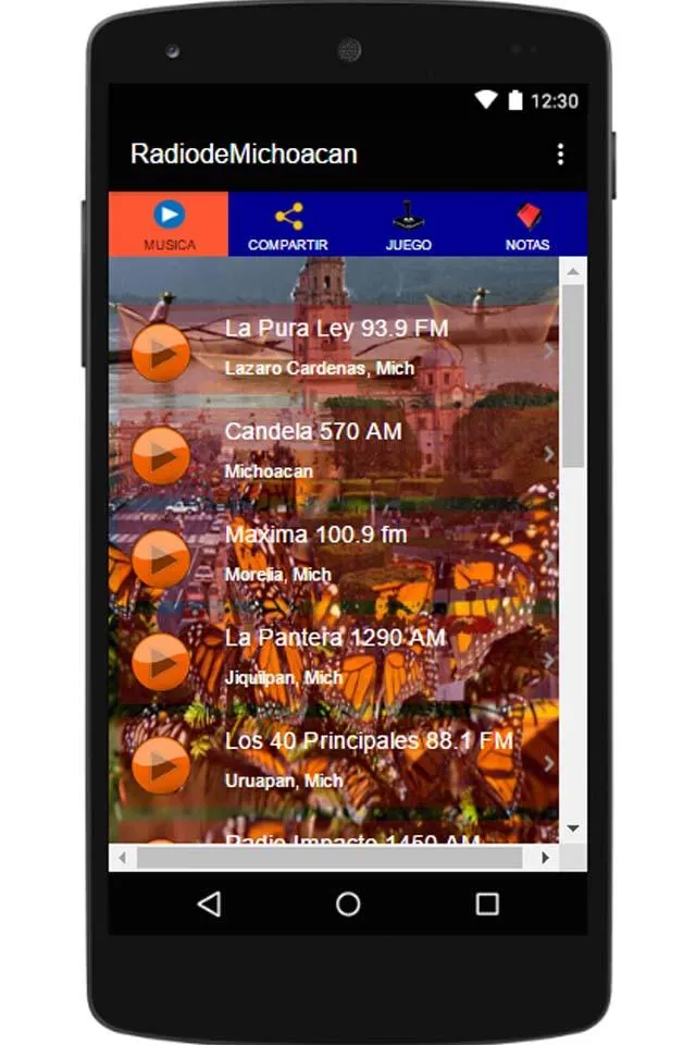 Radio de michoacan | Indus Appstore | Screenshot