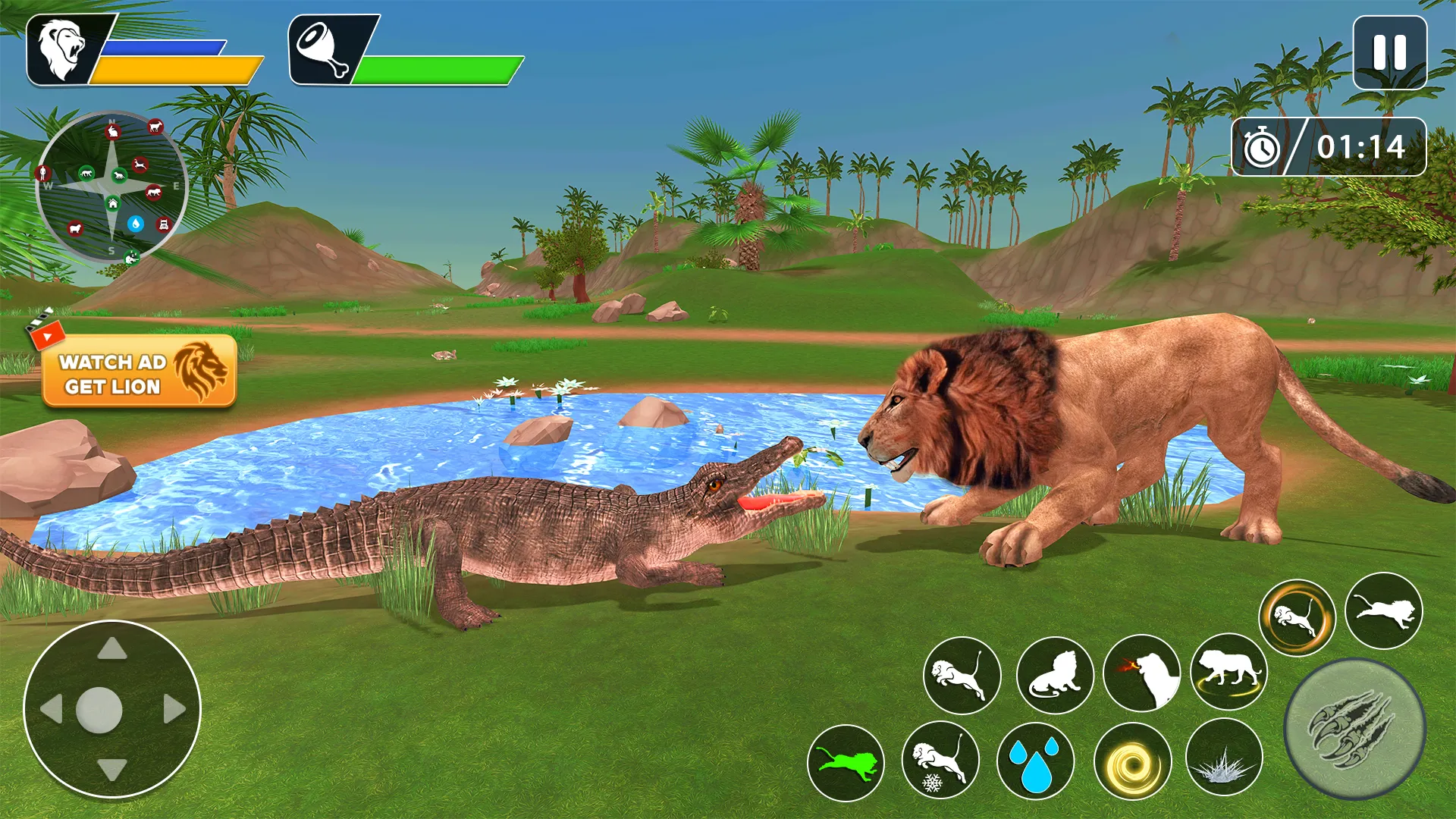 Lion Games Animal Simulator 3D | Indus Appstore | Screenshot