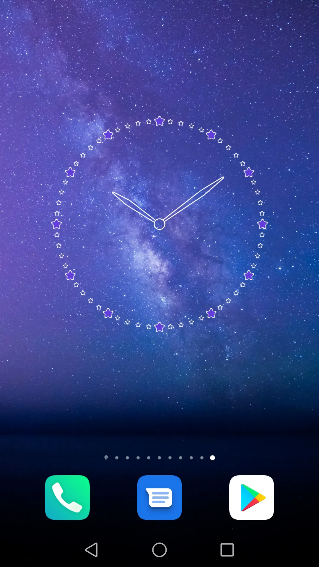 Analog Clock Widget Colored | Indus Appstore | Screenshot