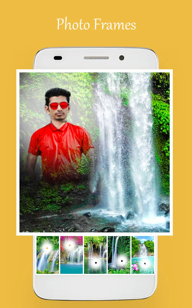 Waterfall photo editor frames | Indus Appstore | Screenshot