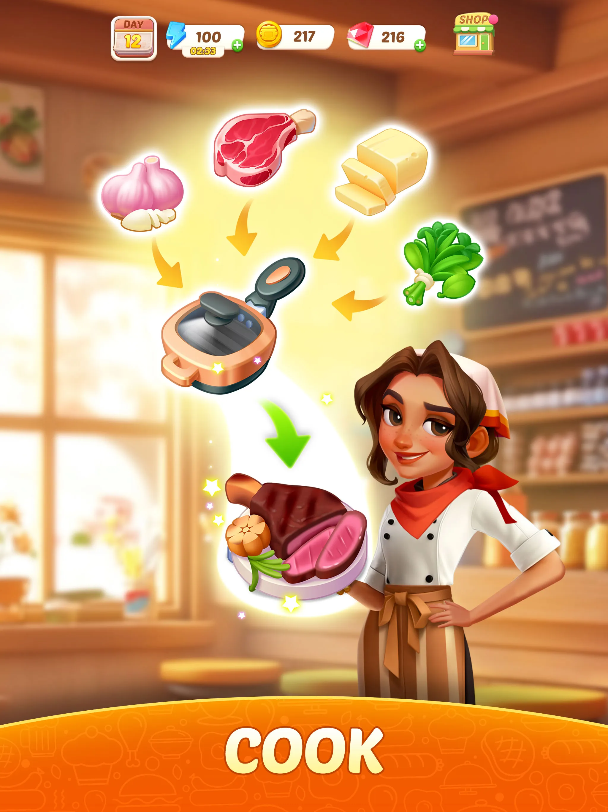 Flambé: Merge & Cook | Indus Appstore | Screenshot