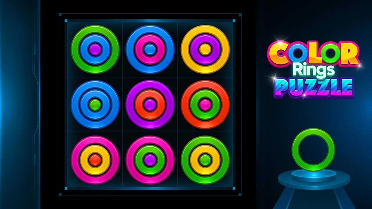 Color Rings Puzzle | Indus Appstore | Screenshot