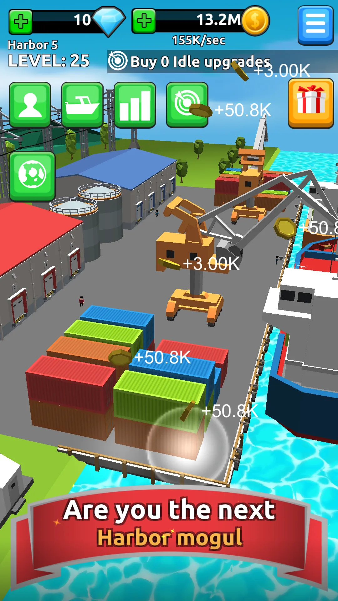 Harbor Tycoon Clicker | Indus Appstore | Screenshot