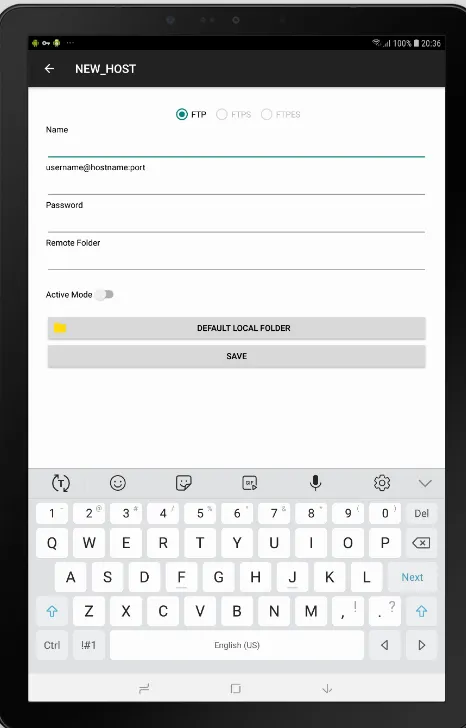 Open FTP Client | Indus Appstore | Screenshot