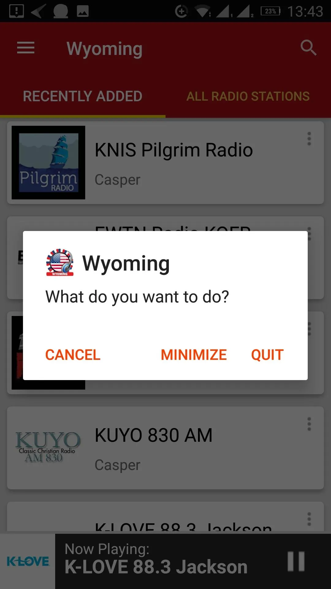 Wyoming Radio Stations - USA | Indus Appstore | Screenshot