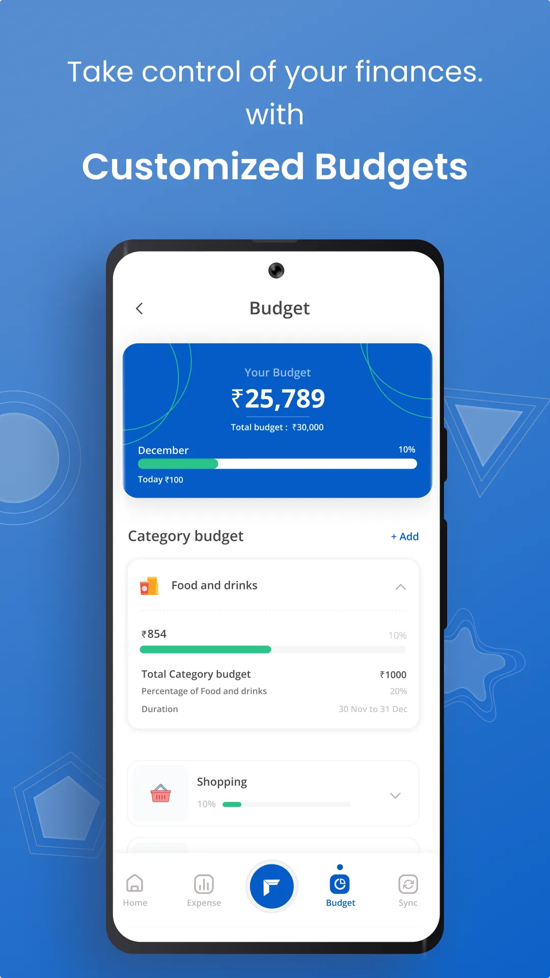 Finoyou: Track Expense, Budget | Indus Appstore | Screenshot