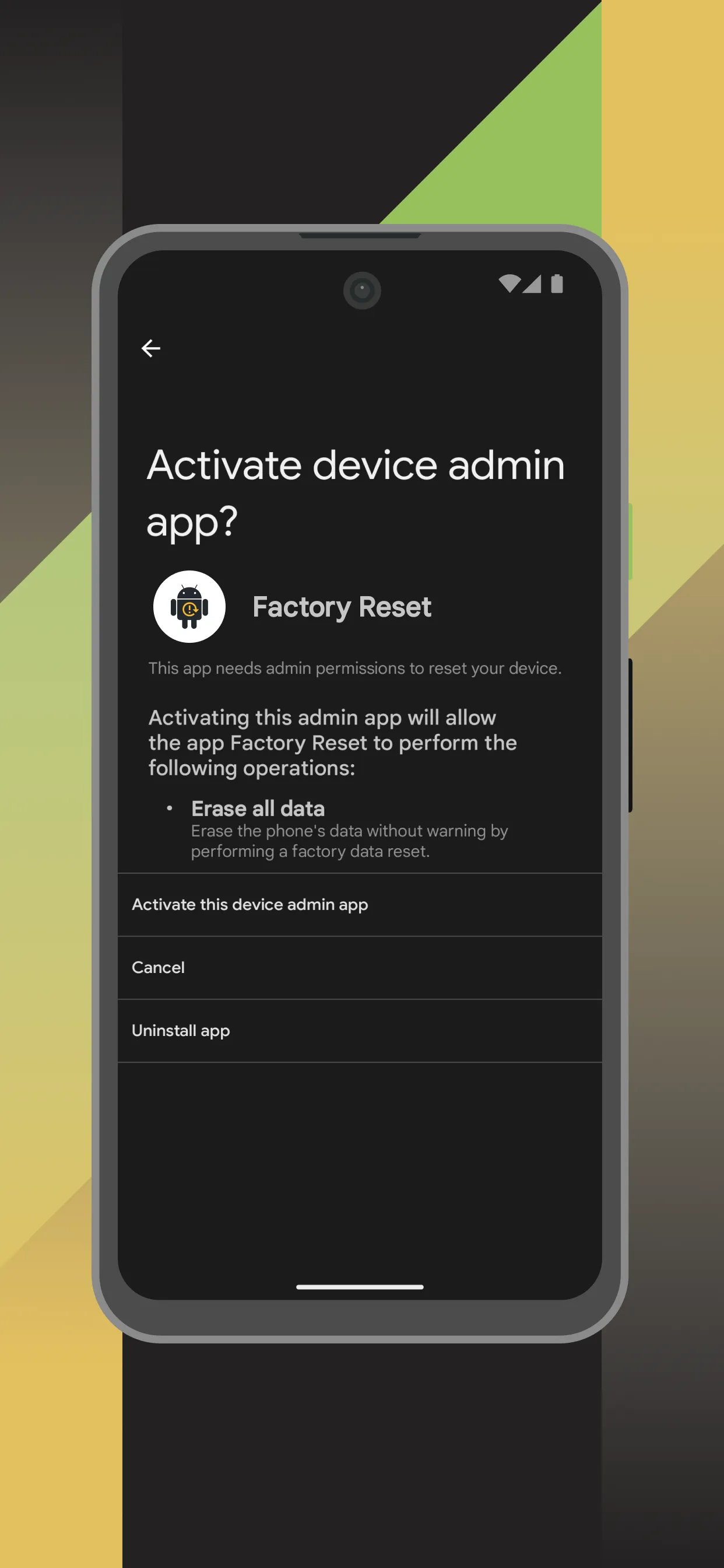 Android Phone Factory Reset | Indus Appstore | Screenshot