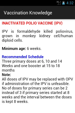 Vaccination Reminder | Indus Appstore | Screenshot