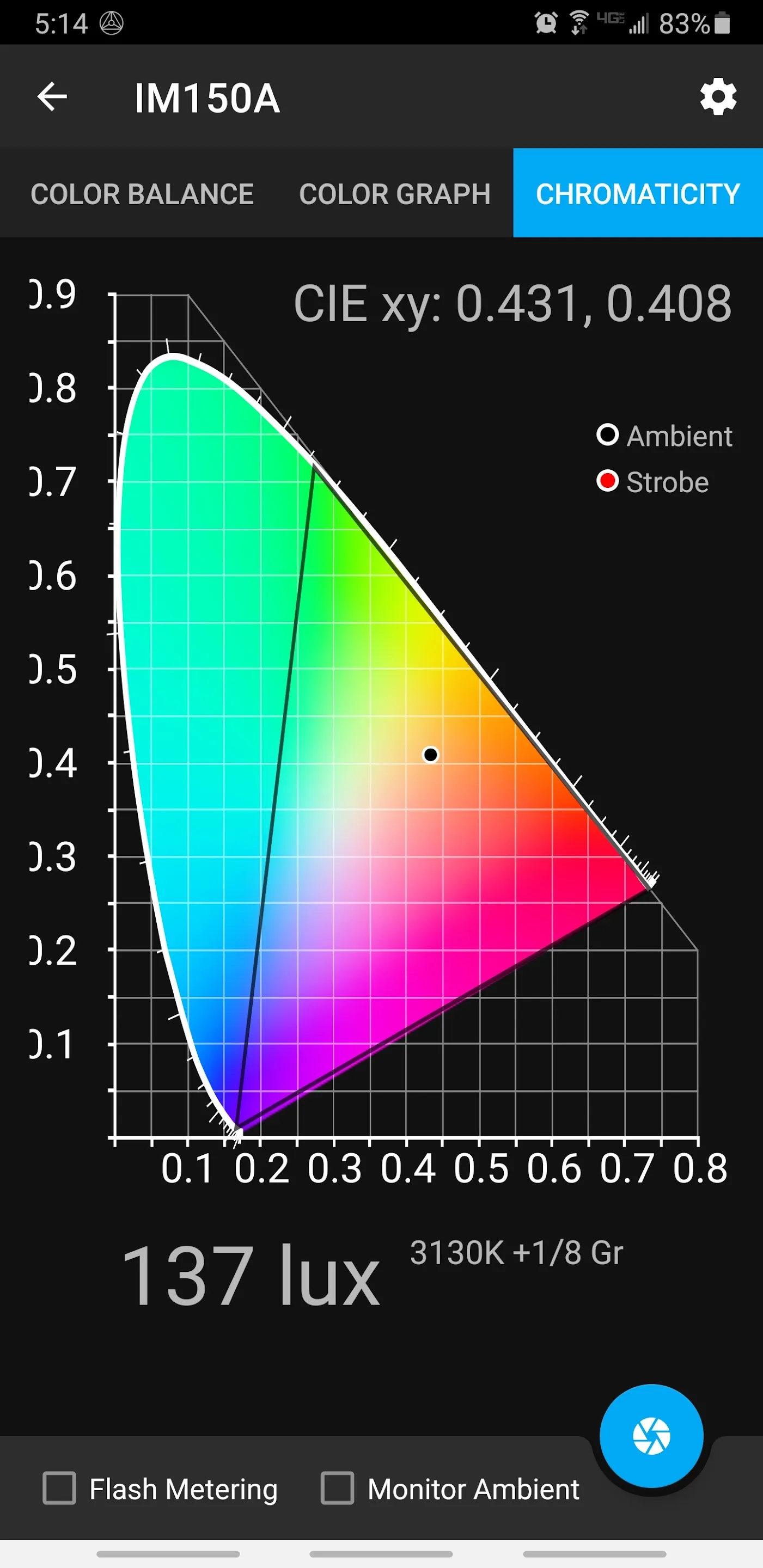 Illuminati Light Meter | Indus Appstore | Screenshot