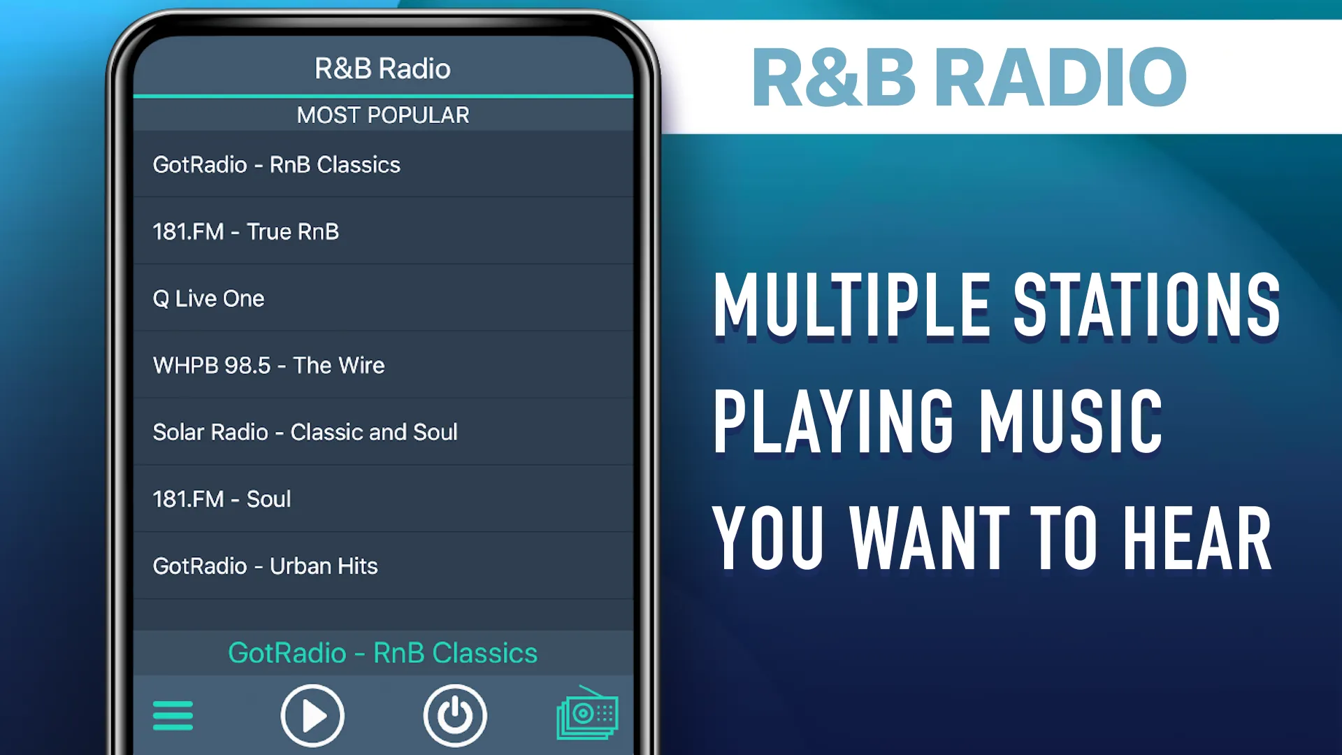 RnB Radio Favorites | Indus Appstore | Screenshot