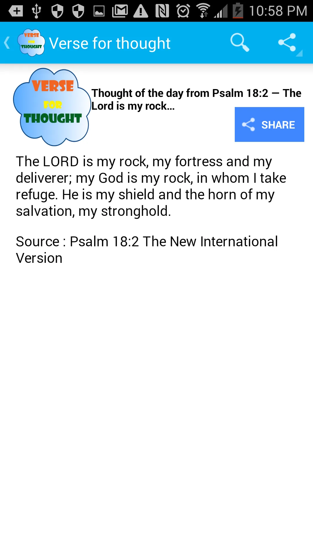 Bible Verse for Thought | Indus Appstore | Screenshot